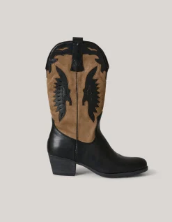 Cowboylaarzen Zwart