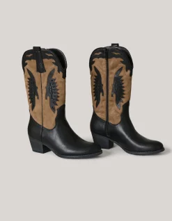 Cowboylaarzen Zwart