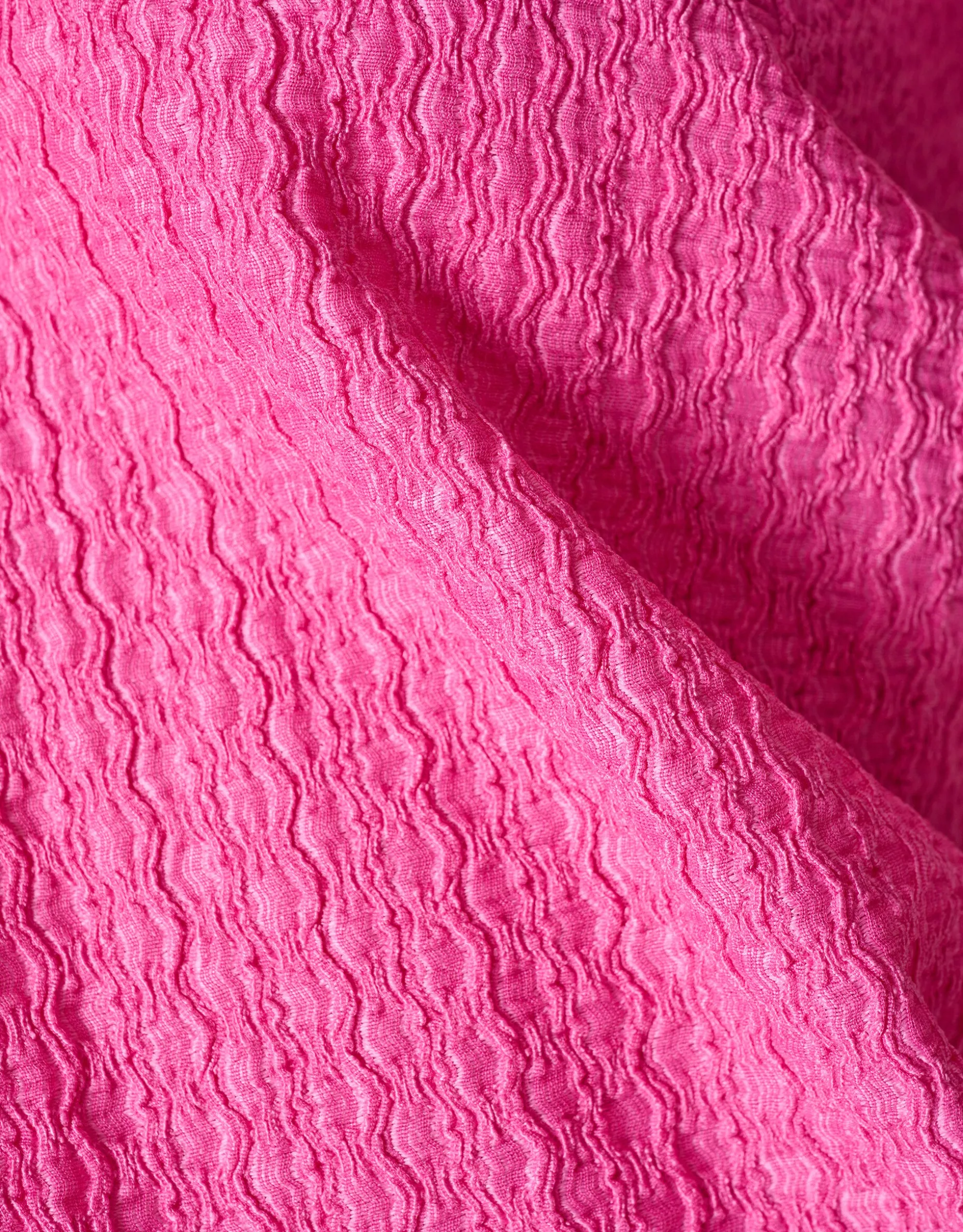Crinkle Ruffle Top Roze
