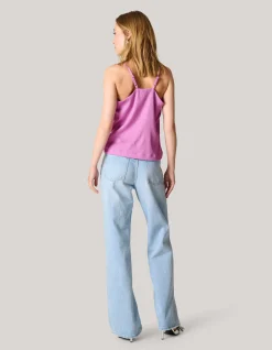 Crinkle Singlet Roze