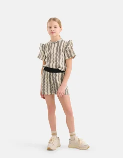 Crochet Short Zwart