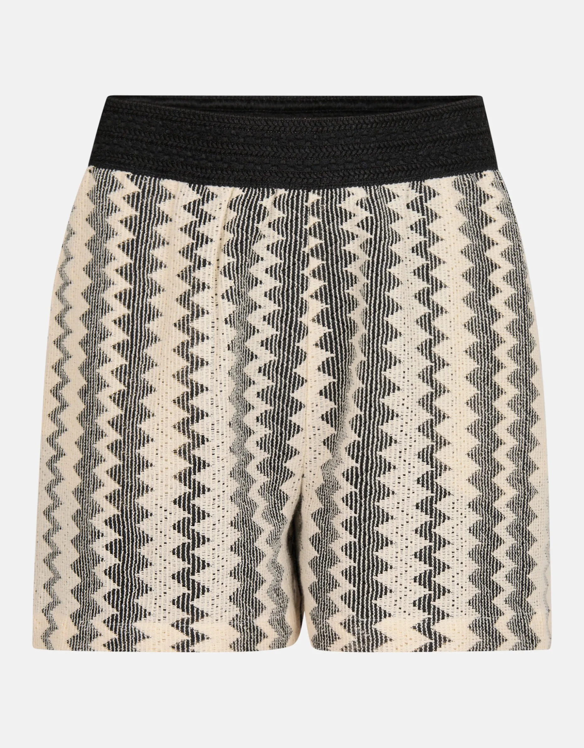 Crochet Short Zwart