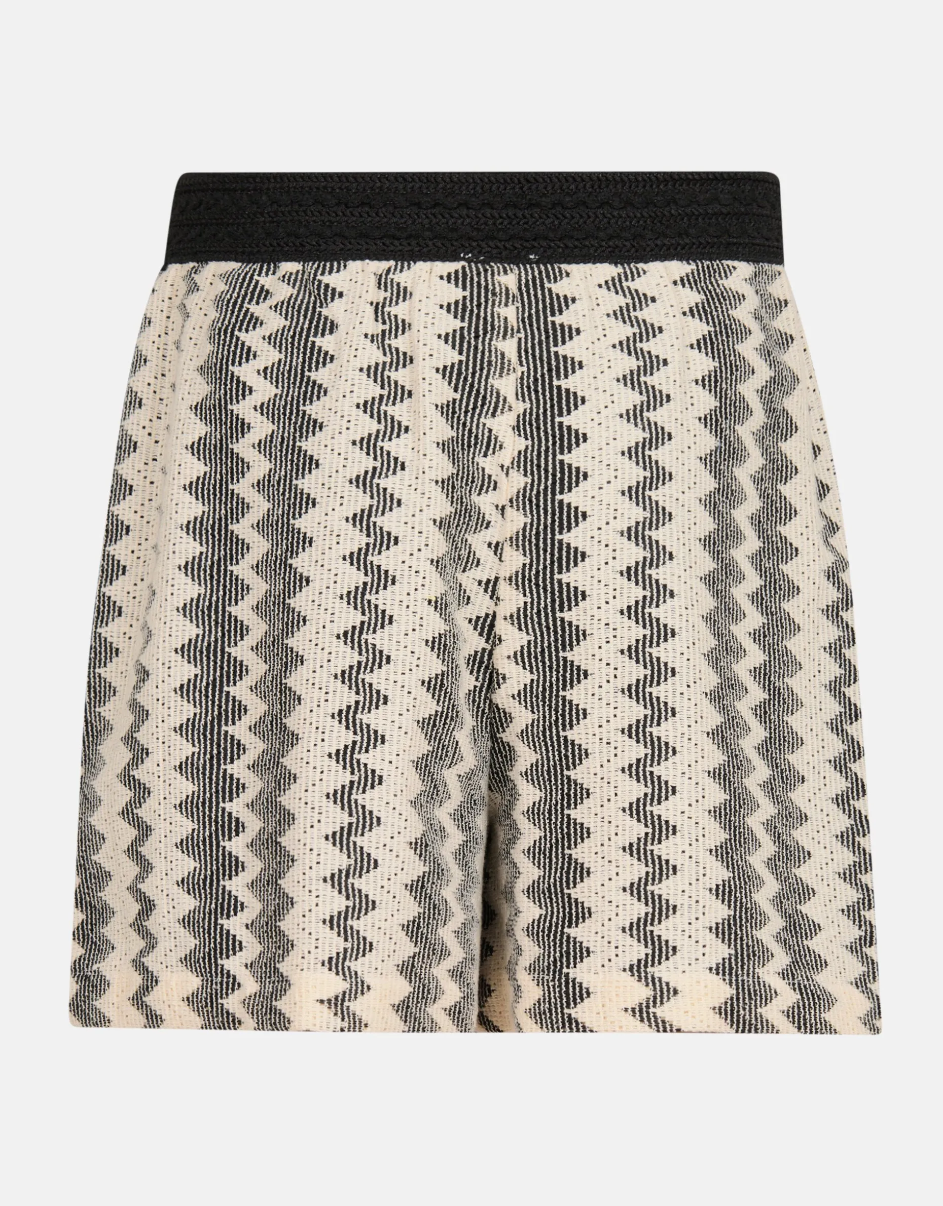 Crochet Short Zwart