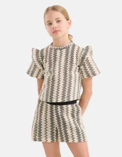 Crochet Top Zwart