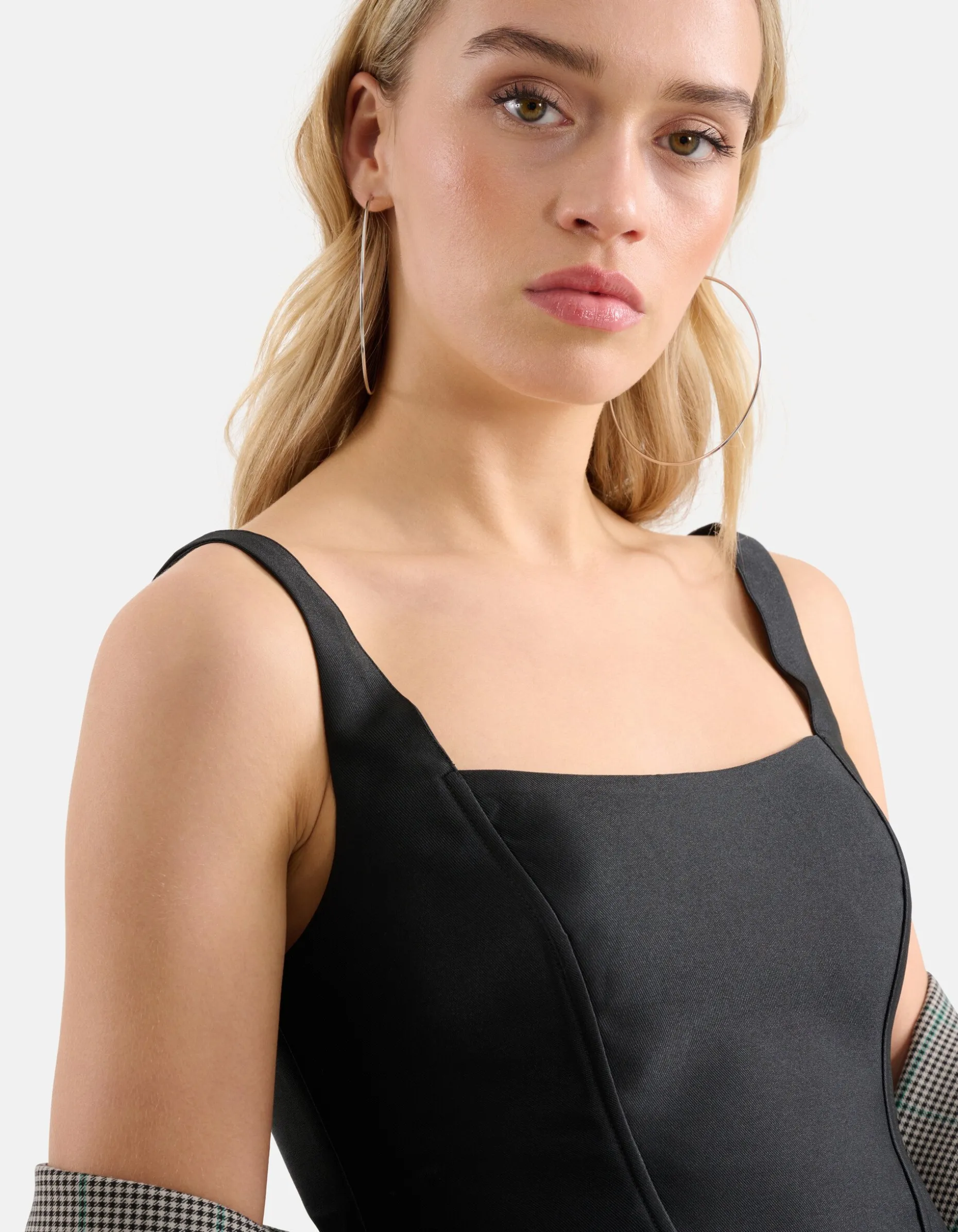Cropped Top Zwart