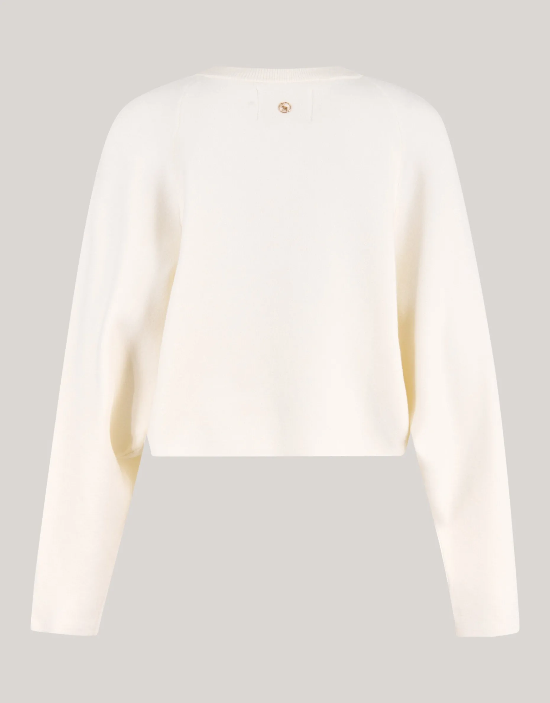 Cropped Trui Gebroken Wit By Lonneke