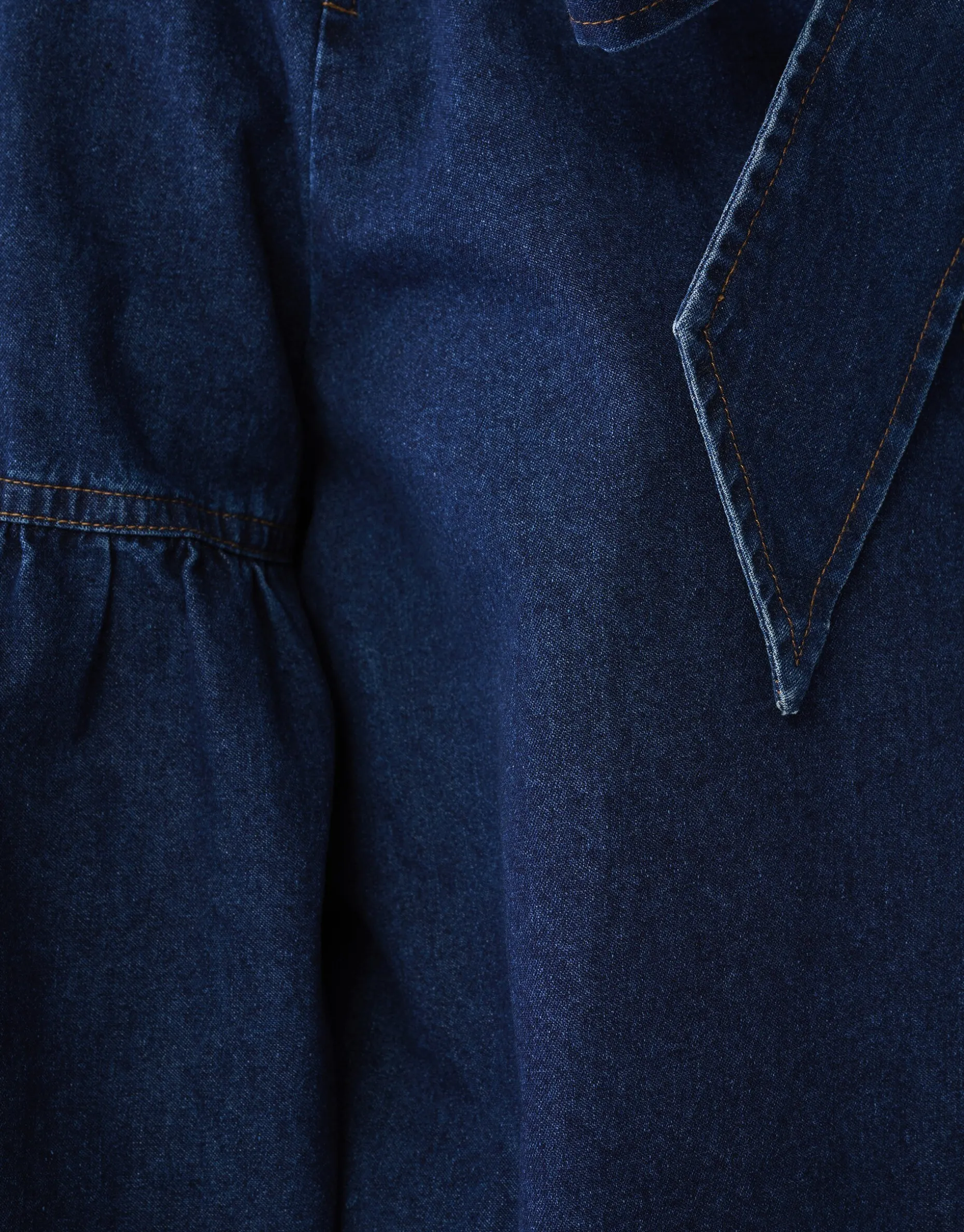 Denim Blouse Donkerblauw By Mieke