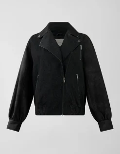 Denim Bomber Zwart