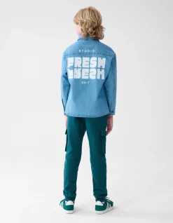 Denim Overhemd Blauw