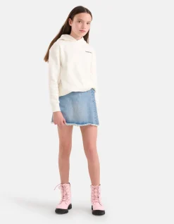 Denim Wrap Skort