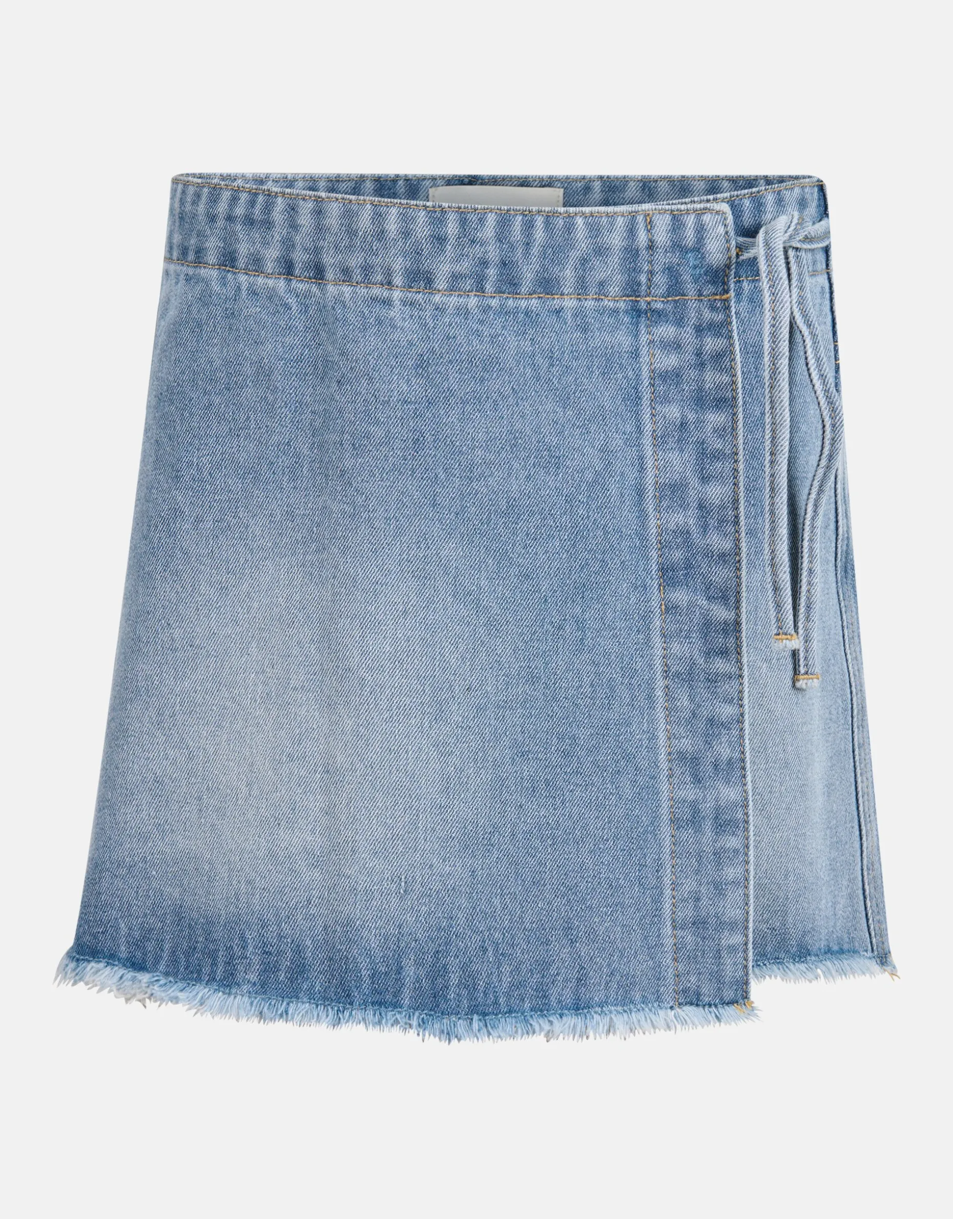 Denim Wrap Skort