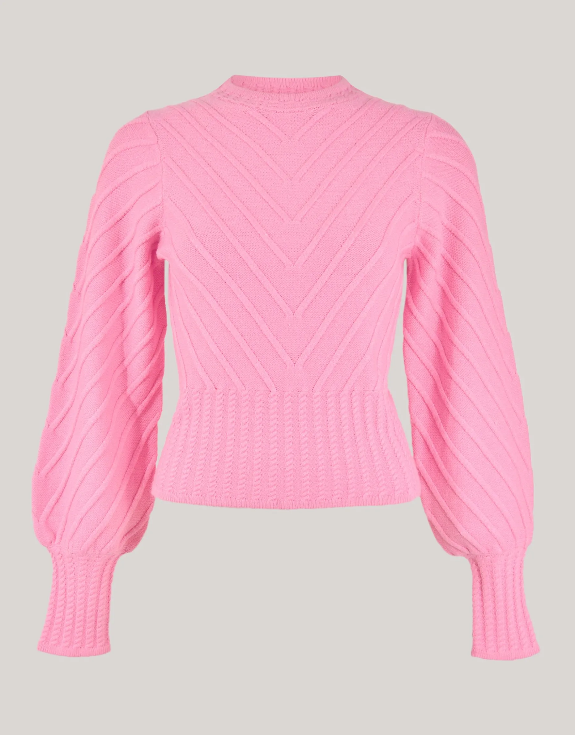 Diagonaal Trui Roze