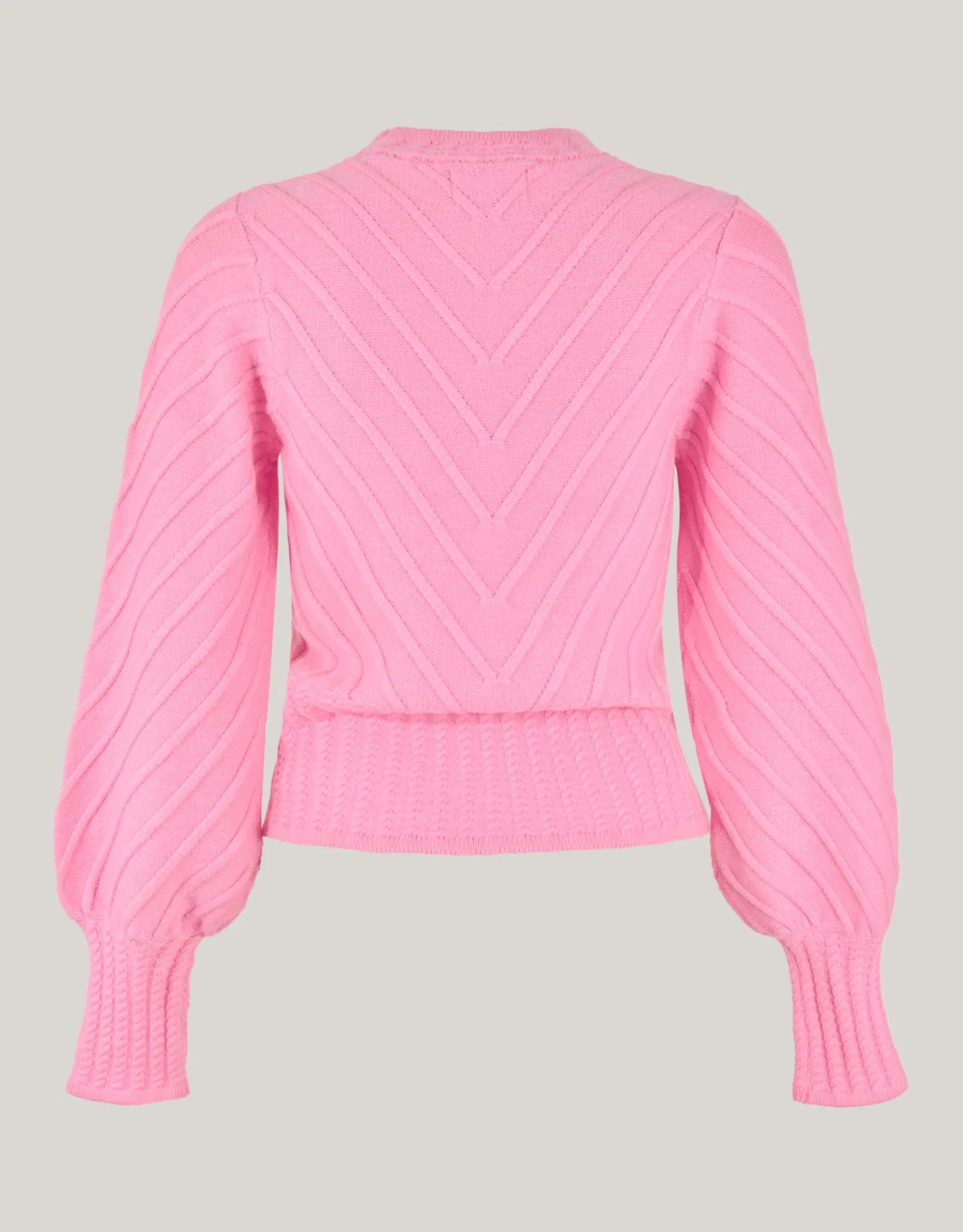 Diagonaal Trui Roze