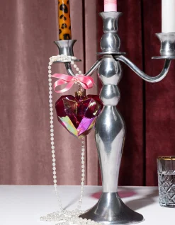 Diamond Heart Kerstbal Roze By Fred