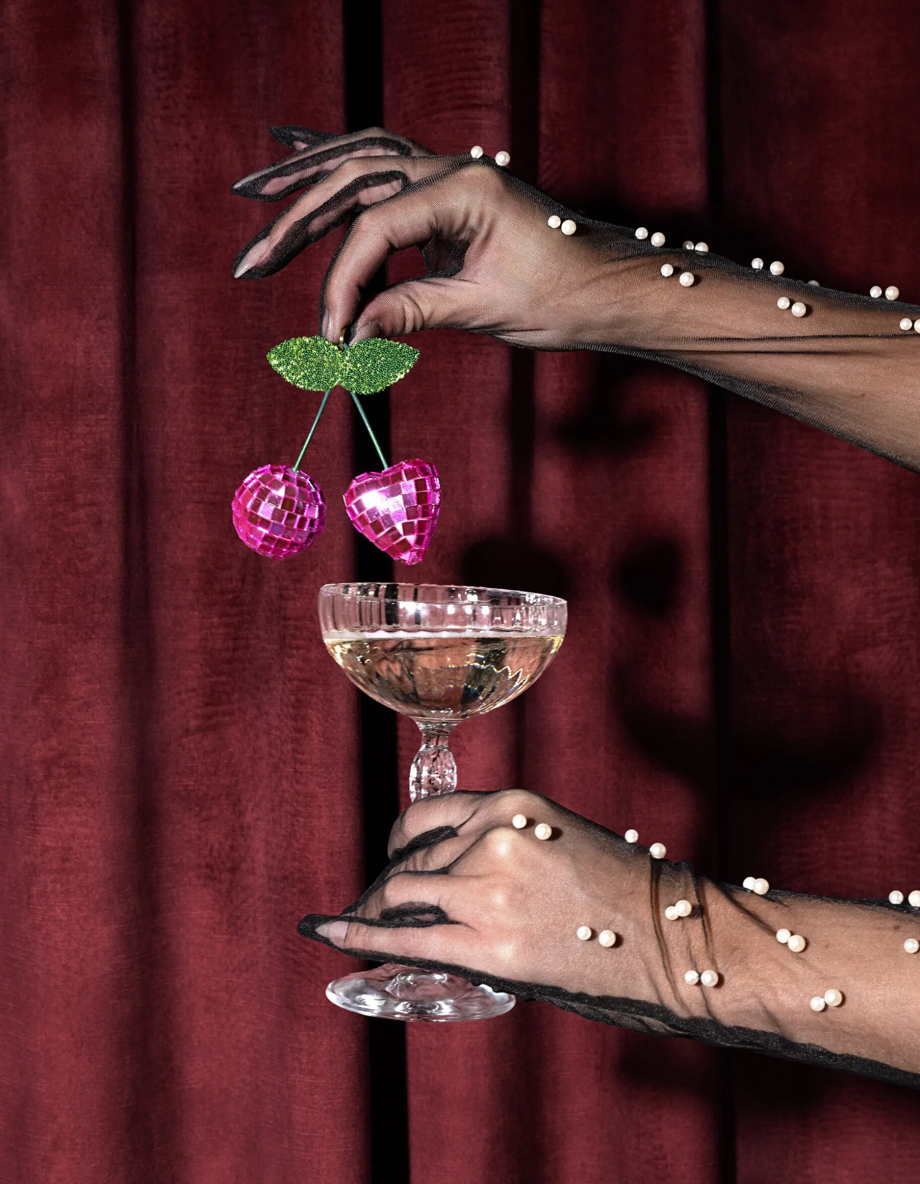 Disco Cherry Kerstbal Roze By Fred