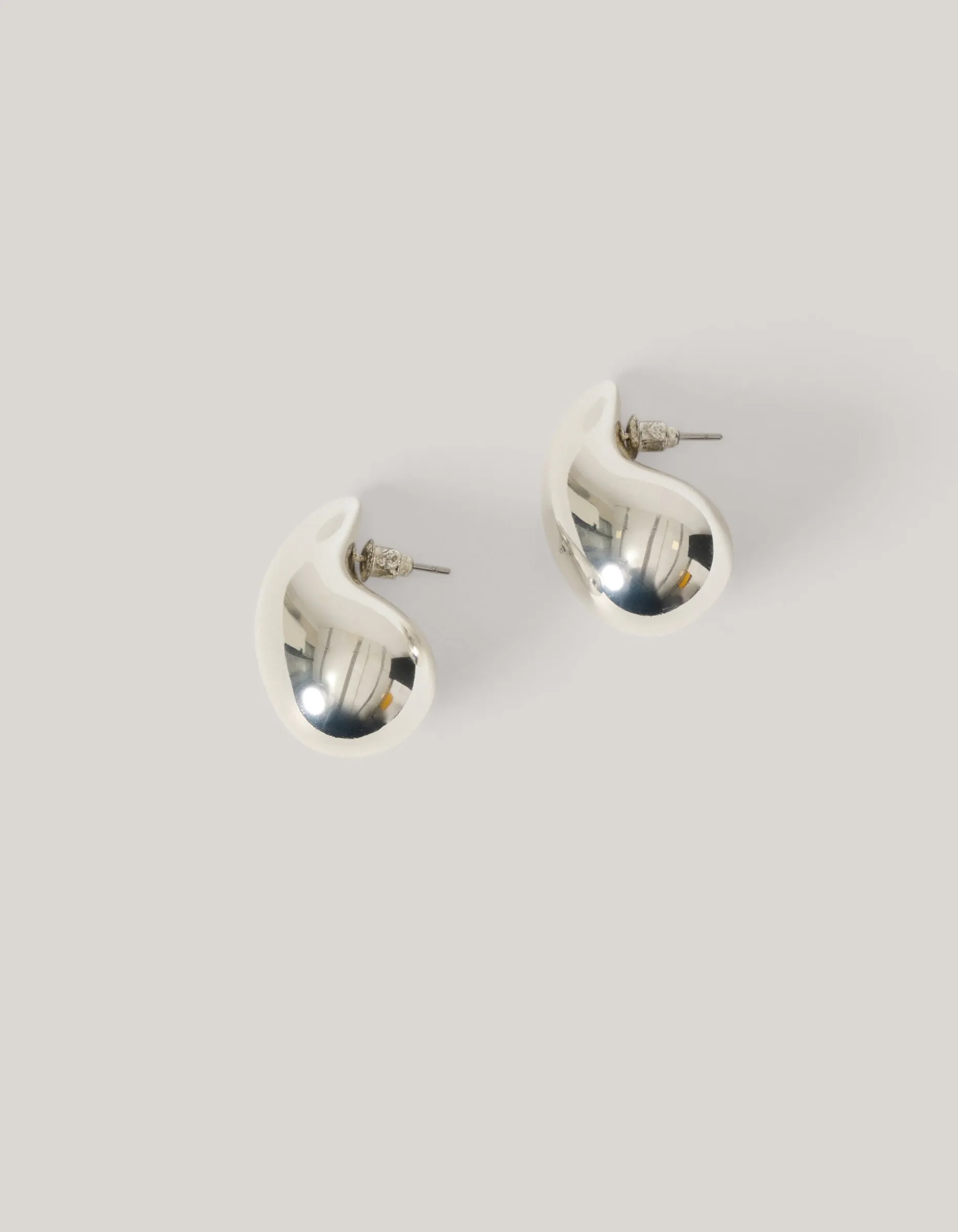 Drop Shape Oorbellen Zilver