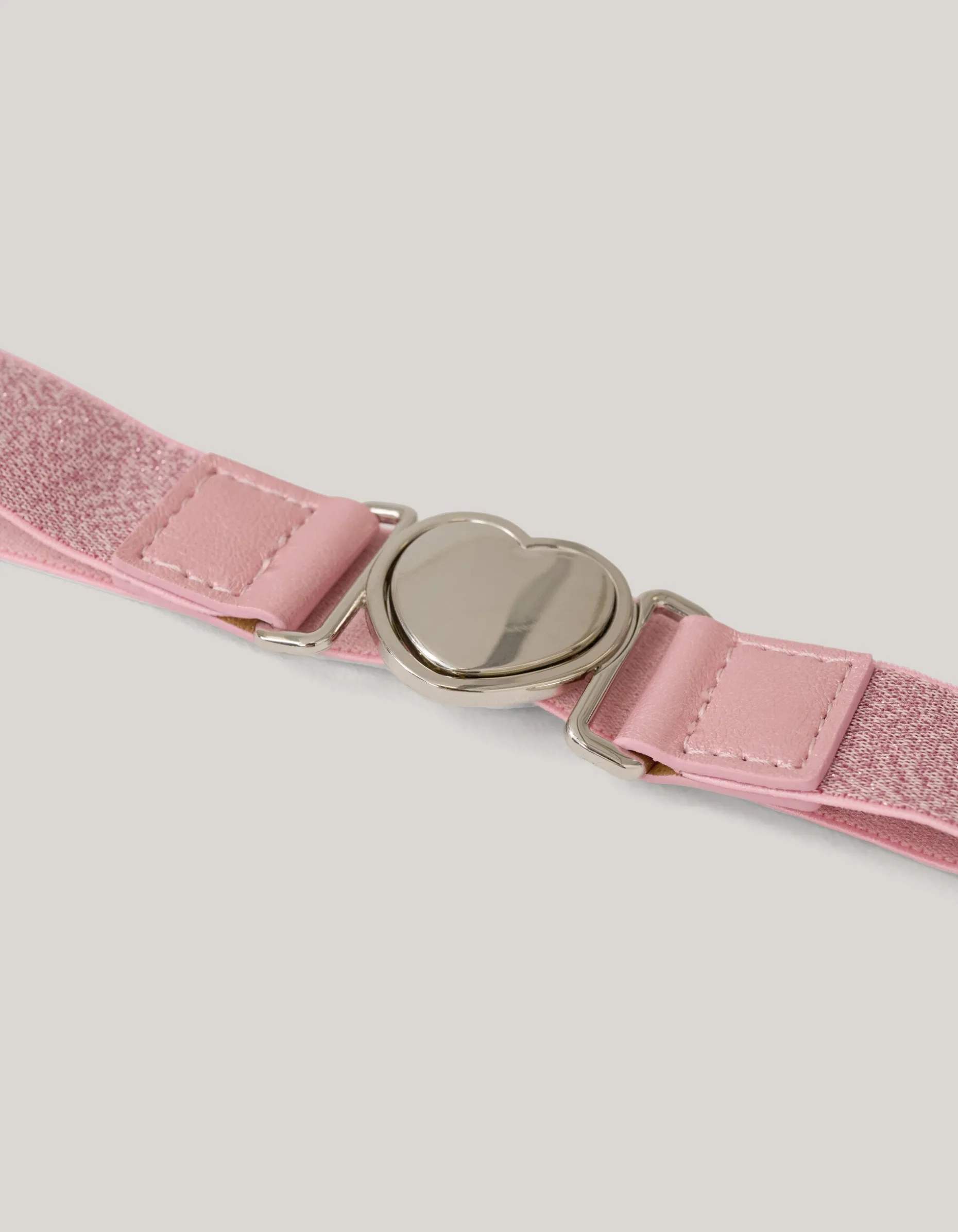 Elastieken Heart Riem Roze
