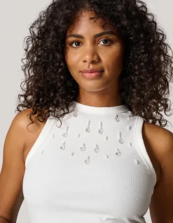 Embellished Singlet Wit