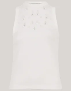 Embellished Singlet Wit