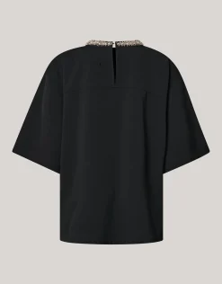 Embellished Top Zwart
