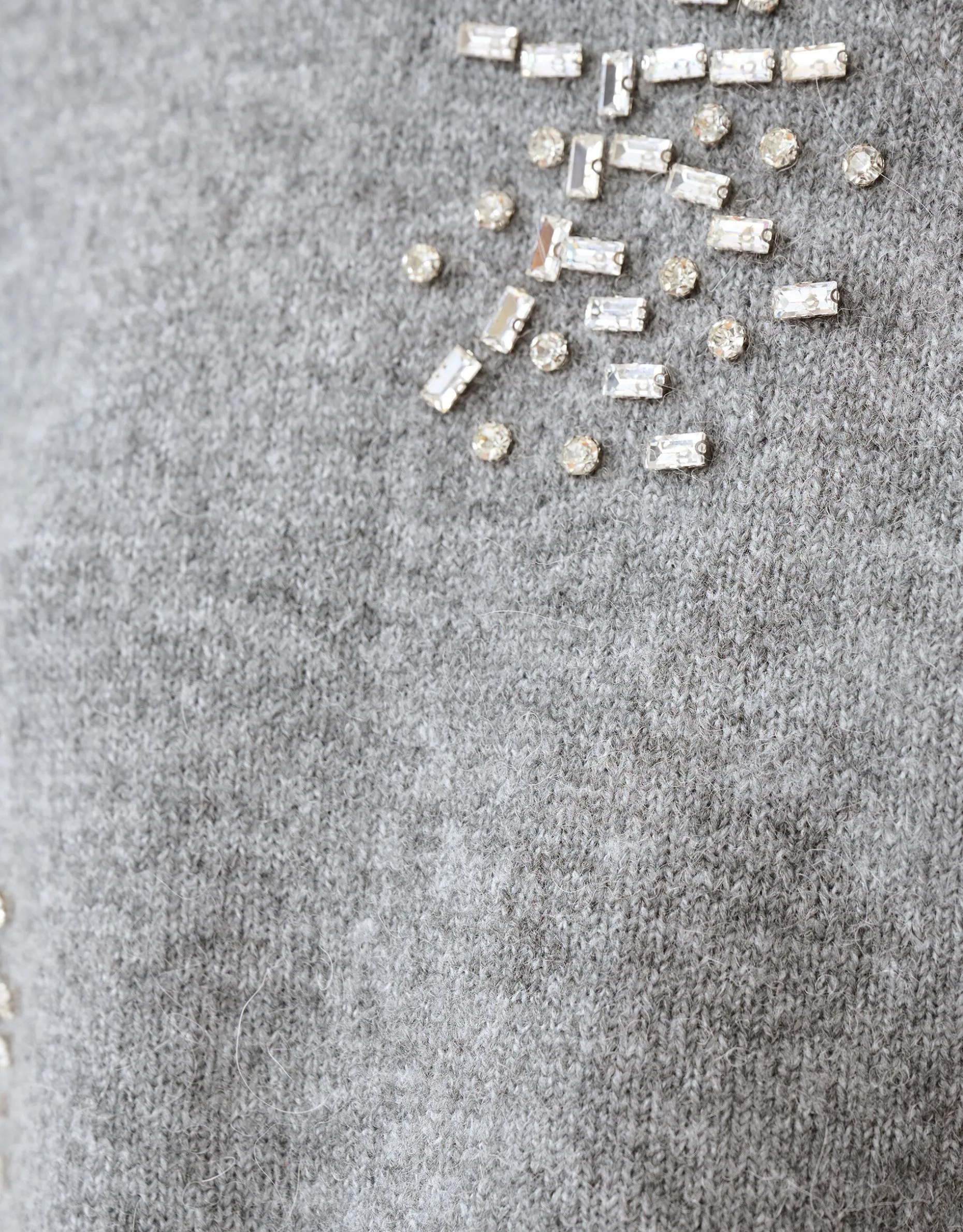 Embellished Trui Grijs By Fred