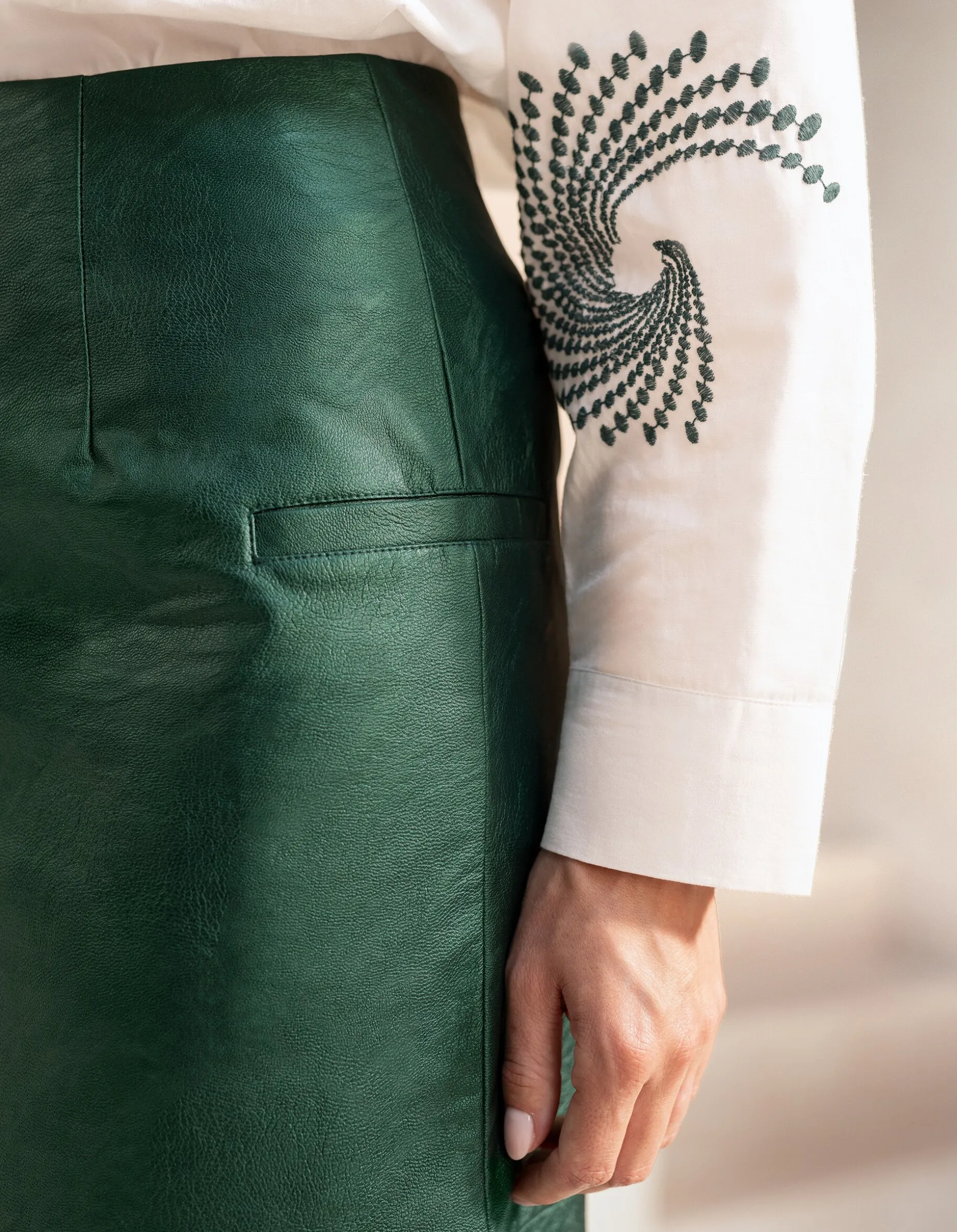 Embroided Blouse Wit By Mieke