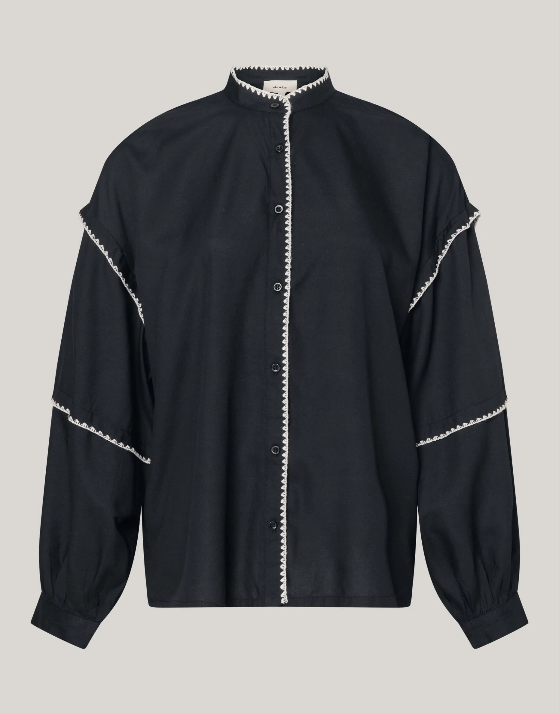 Embroidery Blouse Zwart
