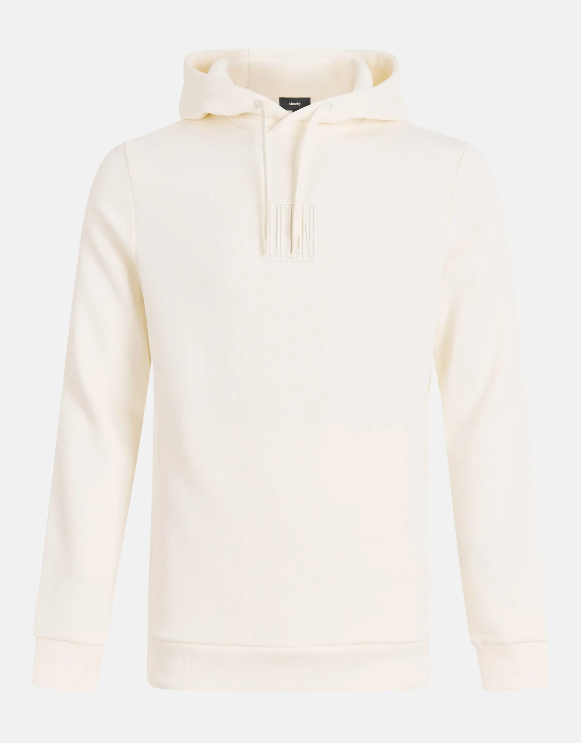 Embroidery Hoodie Gebroken Wit