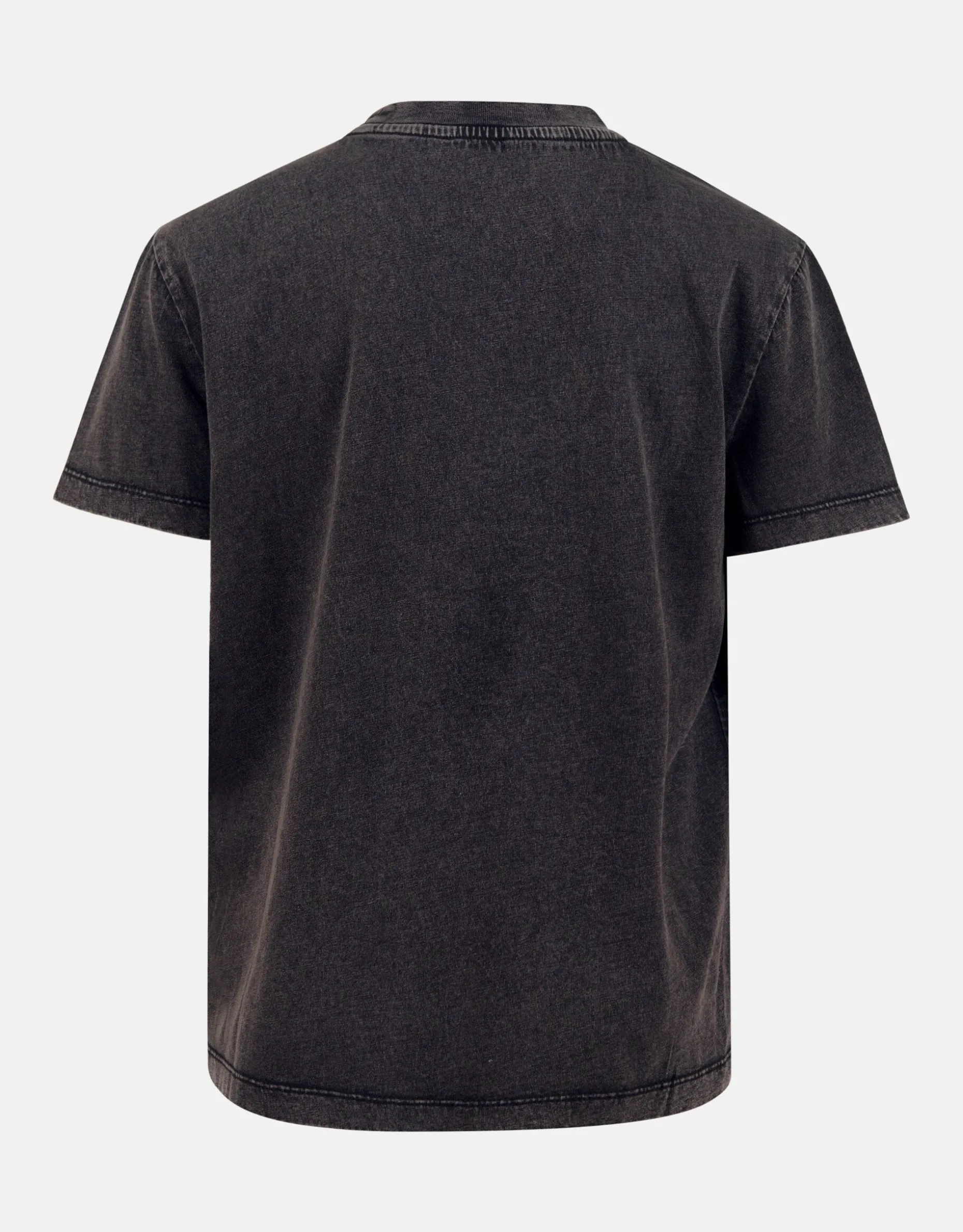 Embroidery T-shirt Donkergrijs