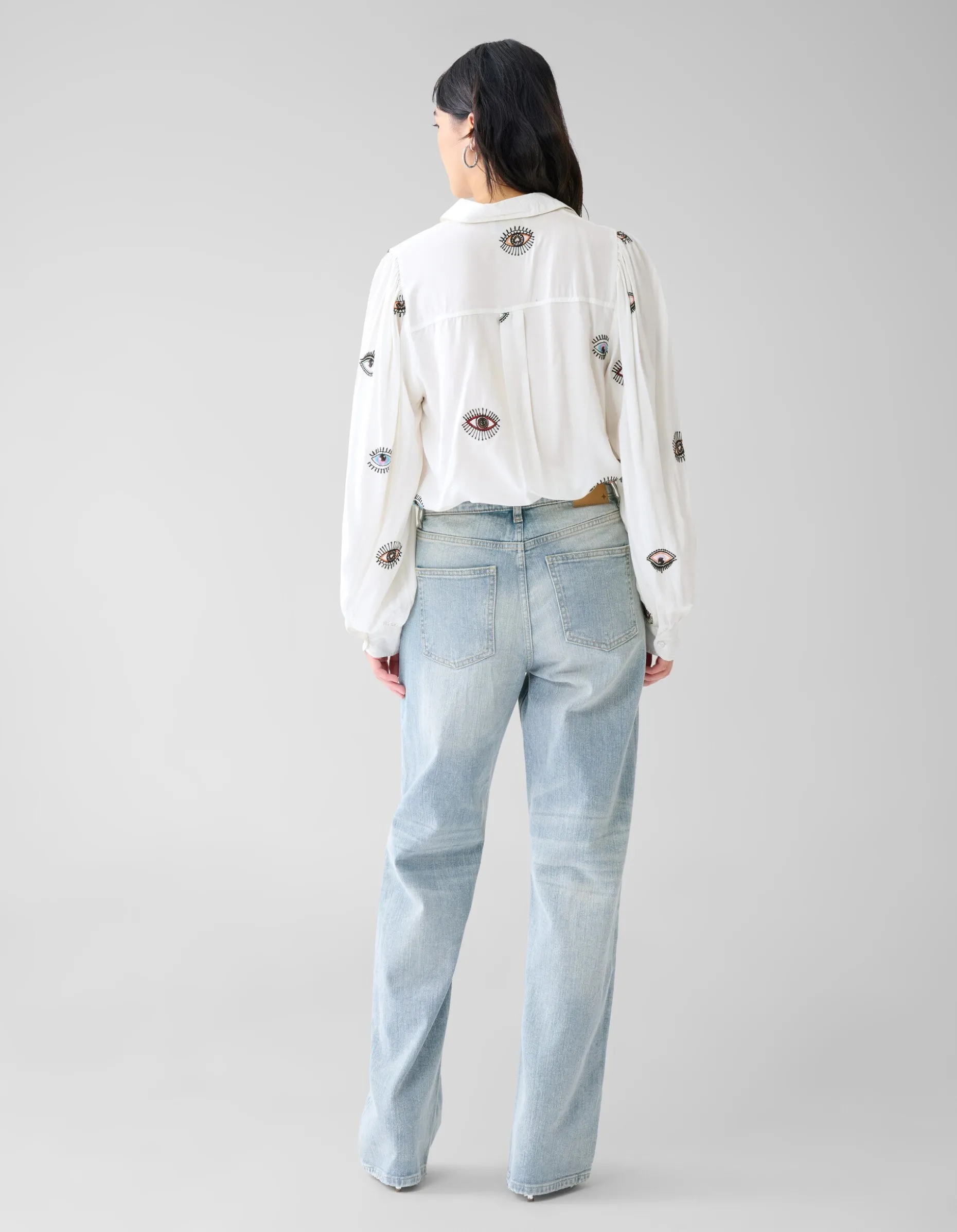 Eye Embroidery Blouse Wit By Fred