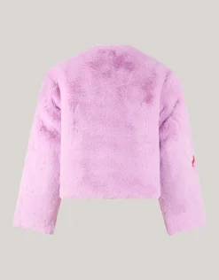 Fake Fur Jas Lichtpaars By Lizzy