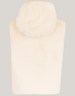 Faux Fur Vest Gebroken Wit