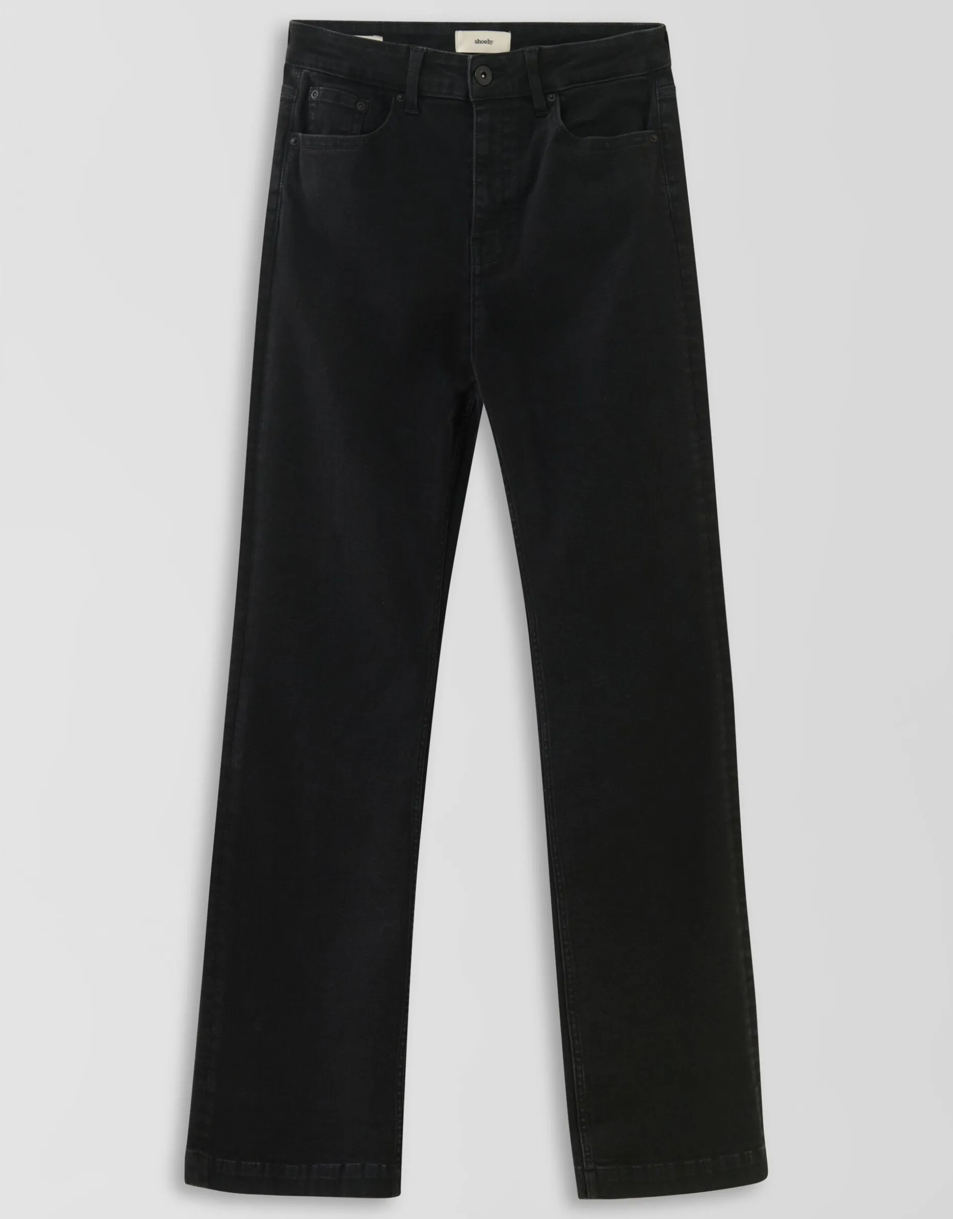 Flared Fit Jeans Zwart