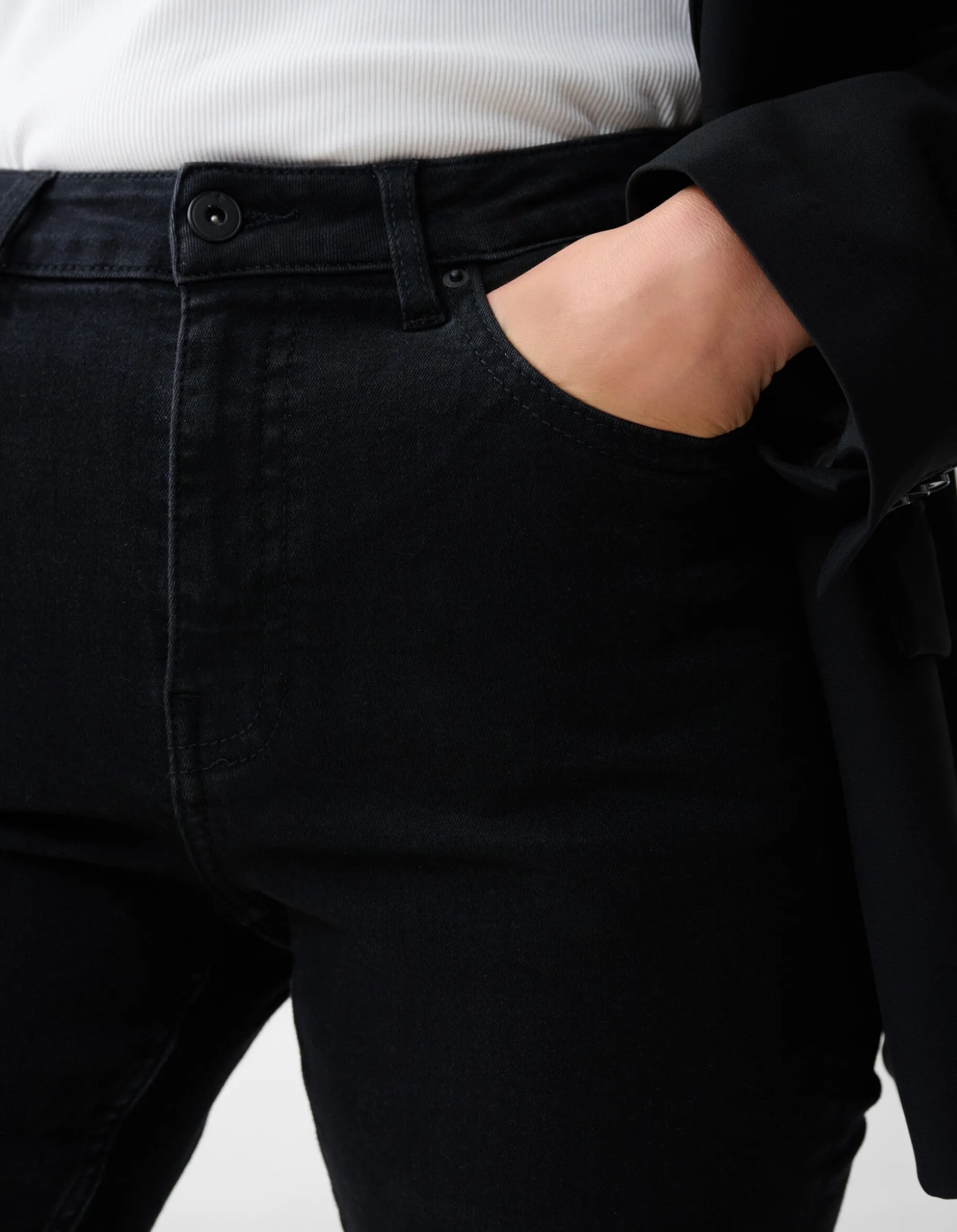 Flared Fit Jeans Zwart