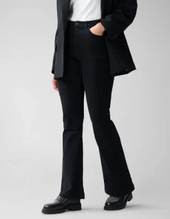 Flared Fit Jeans Zwart