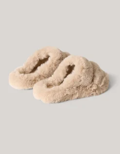 Fluffy Slippers Lichtbruin