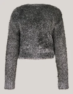 Fluffy Vest Zilver