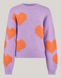 Fun Heart Trui Paars