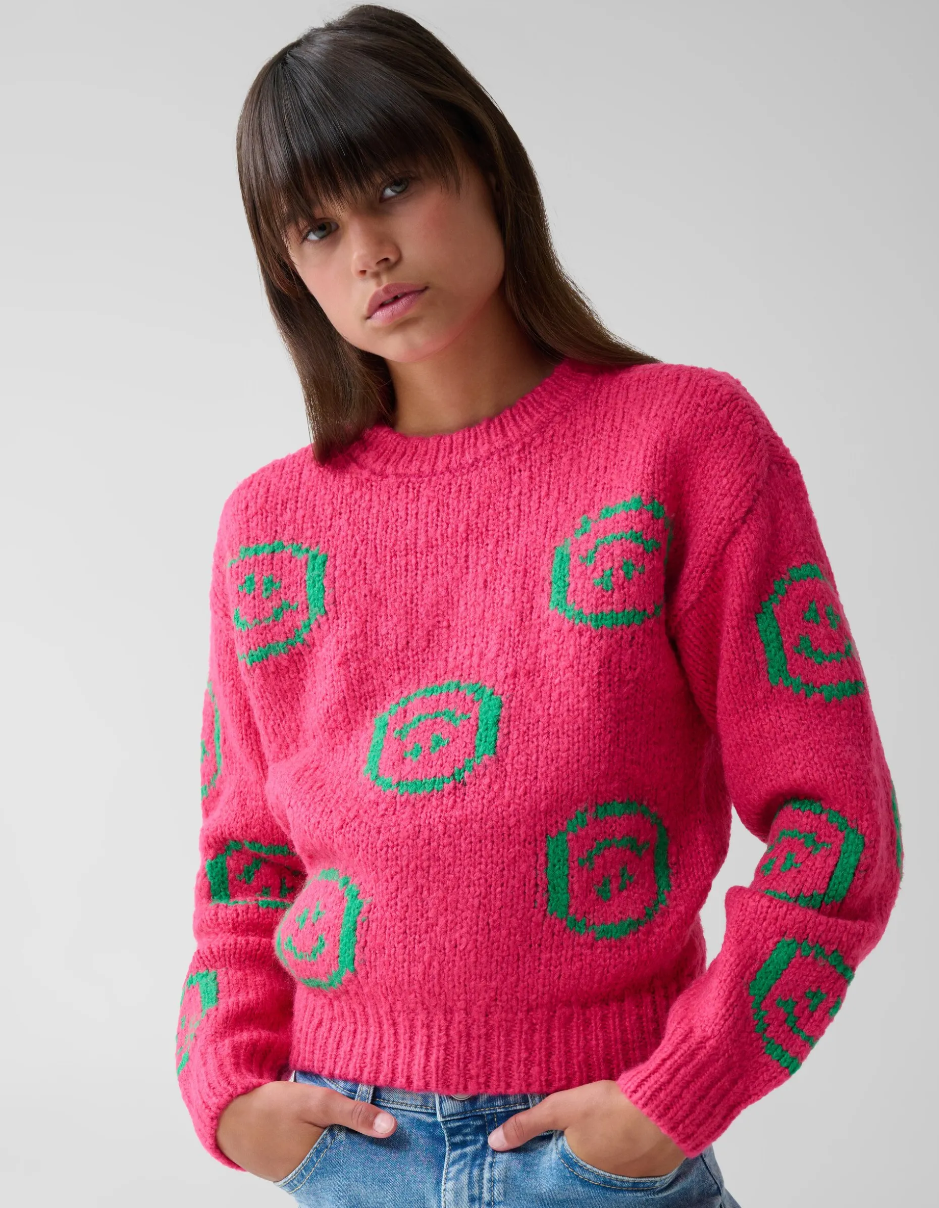 Fun Smile Trui Roze