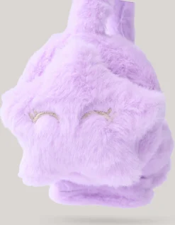 Furry Oorwarmers Lichtpaars