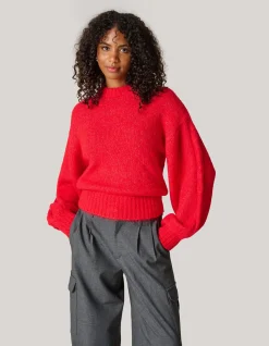 Gebreide Trui Rood