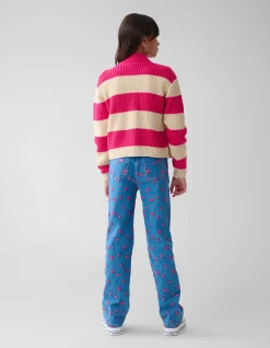 Gestreept Vest Roze