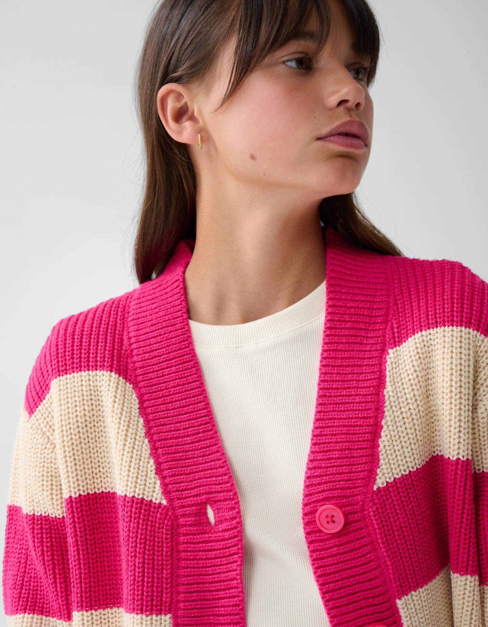 Gestreept Vest Roze