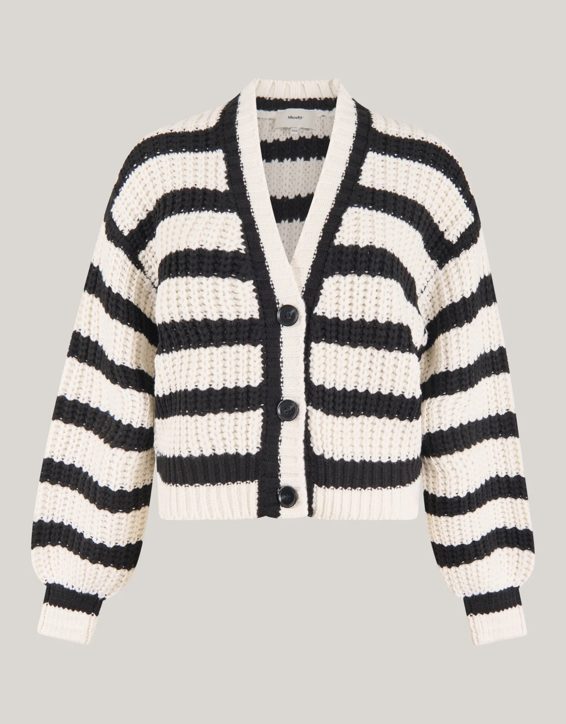Gestreept Vest Zwart/Wit