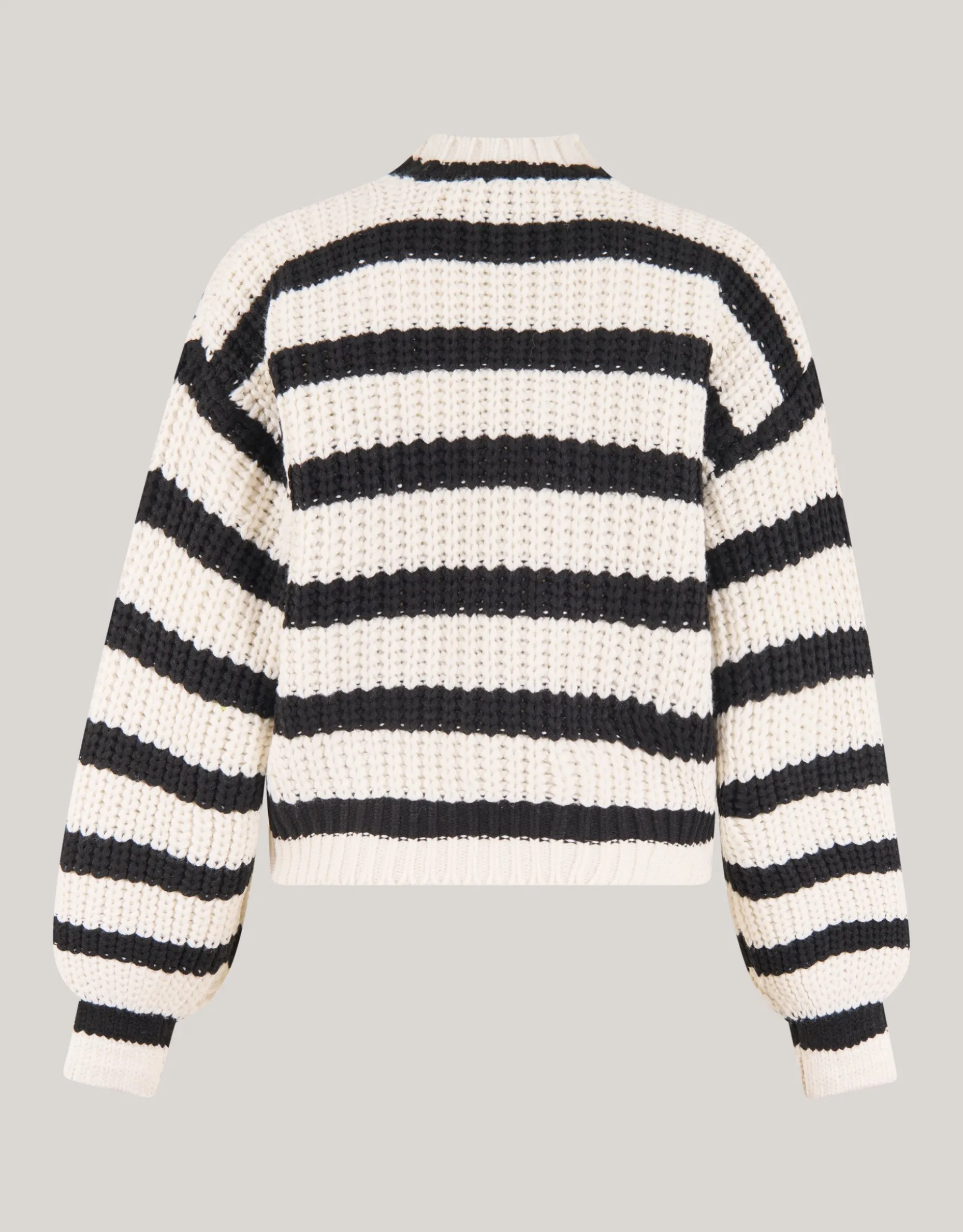 Gestreept Vest Zwart/Wit