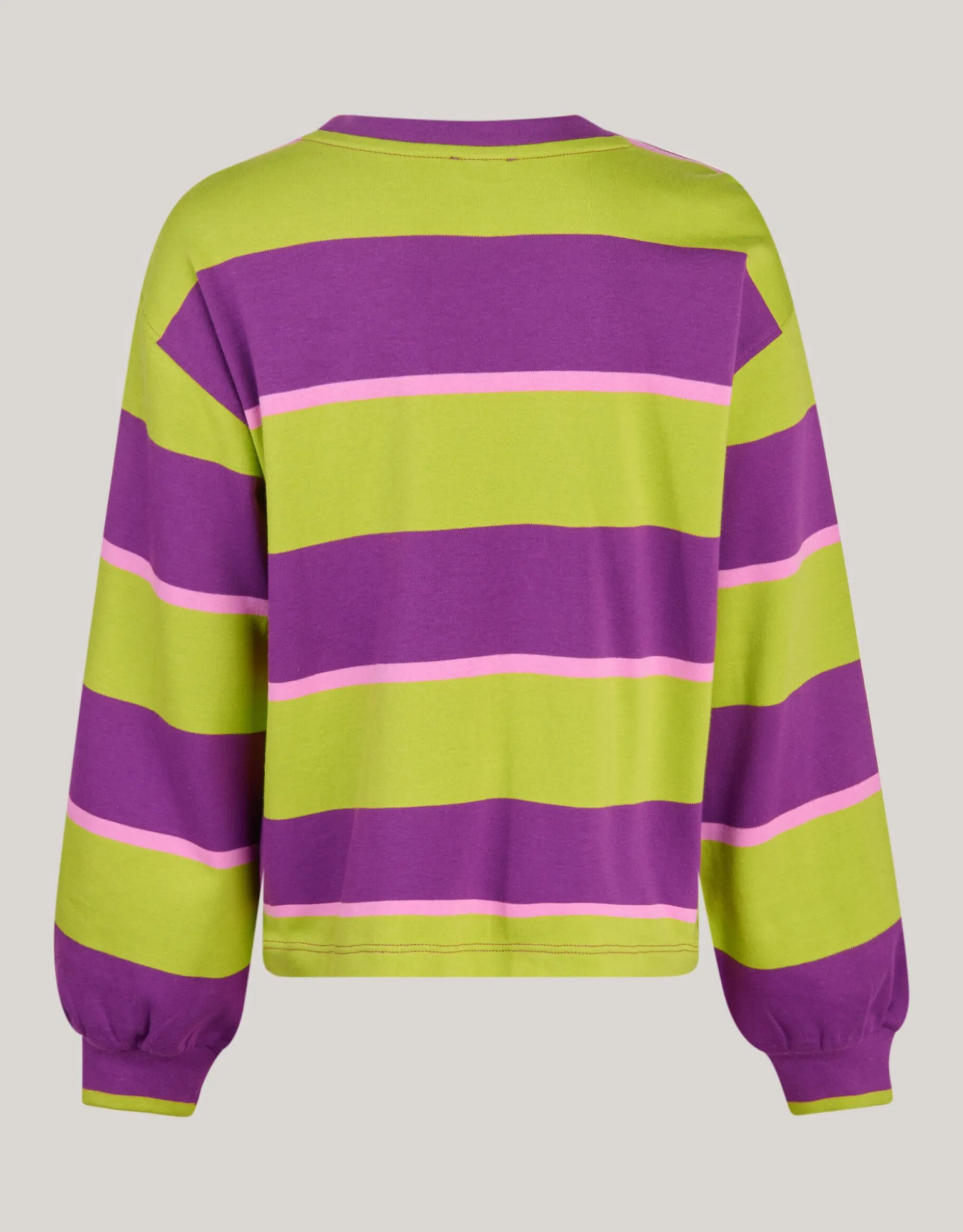 Gestreepte Longsleeve Paars