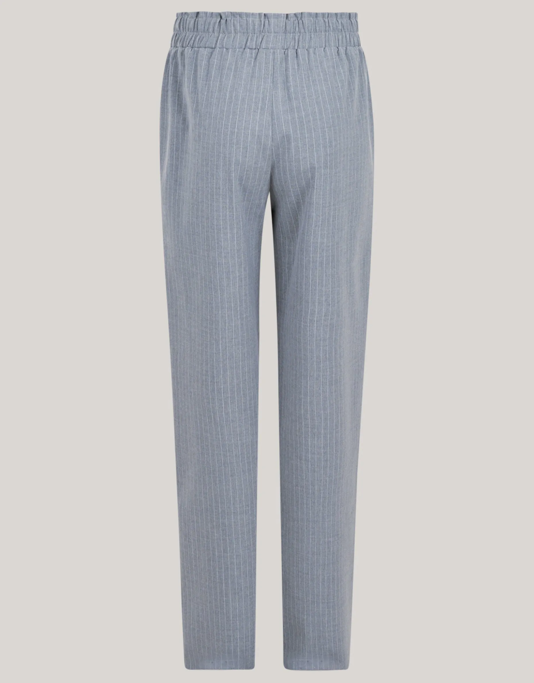 Gestreepte Strass Pantalon Grijs