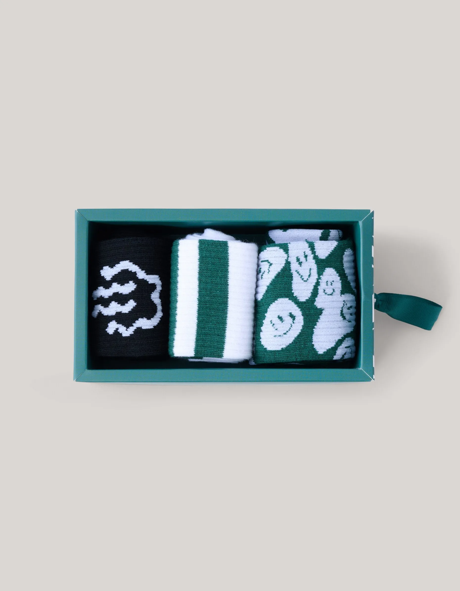 Giftbox Sokken Donkergroen