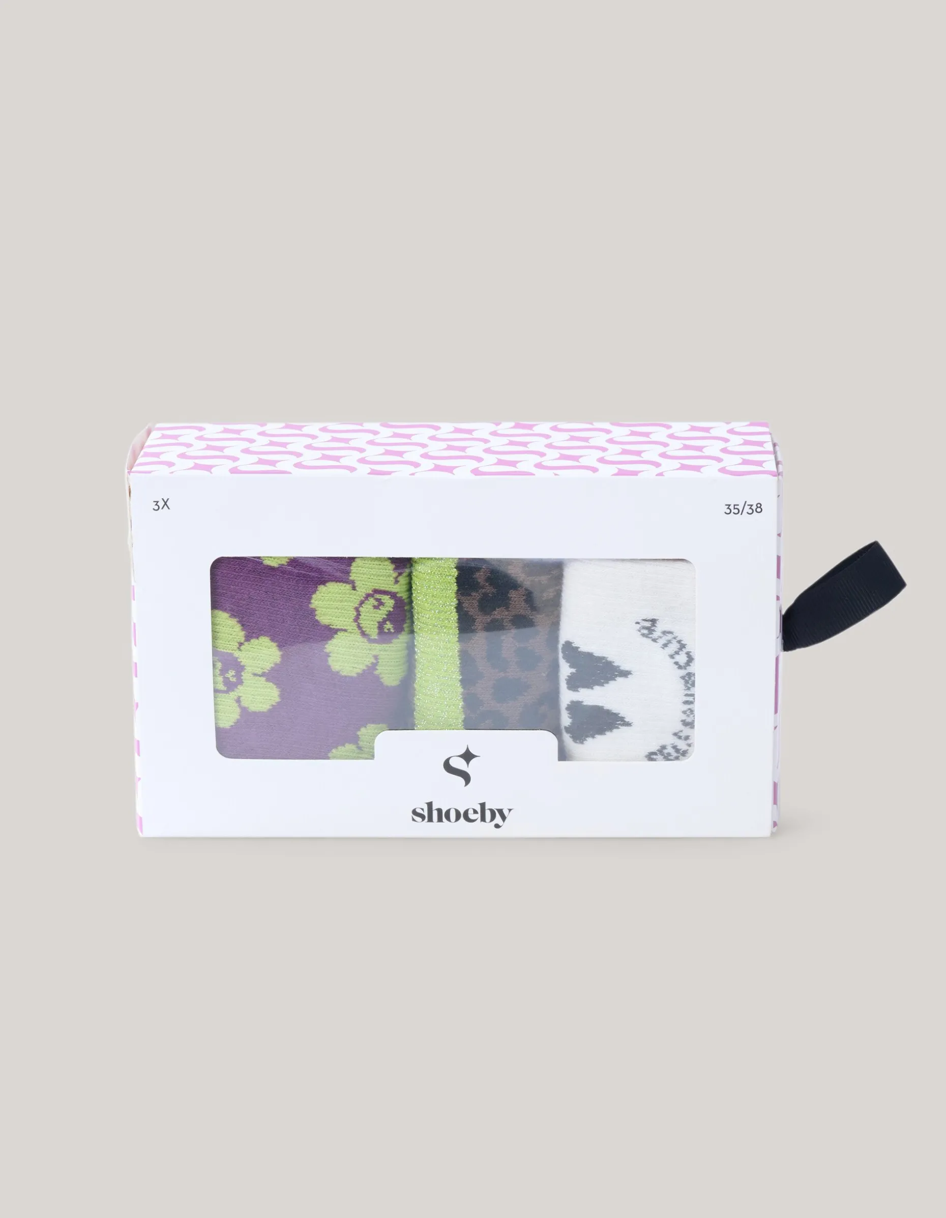 Giftbox Sokken Paars