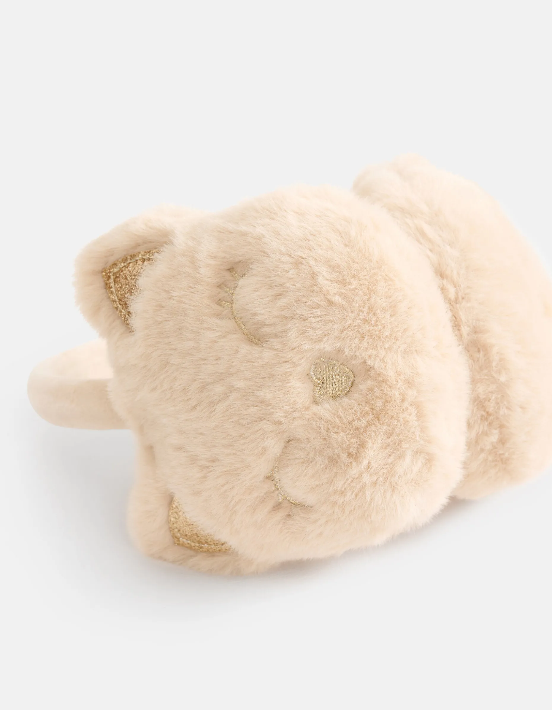 Glitter Fur Oorwarmers Beige